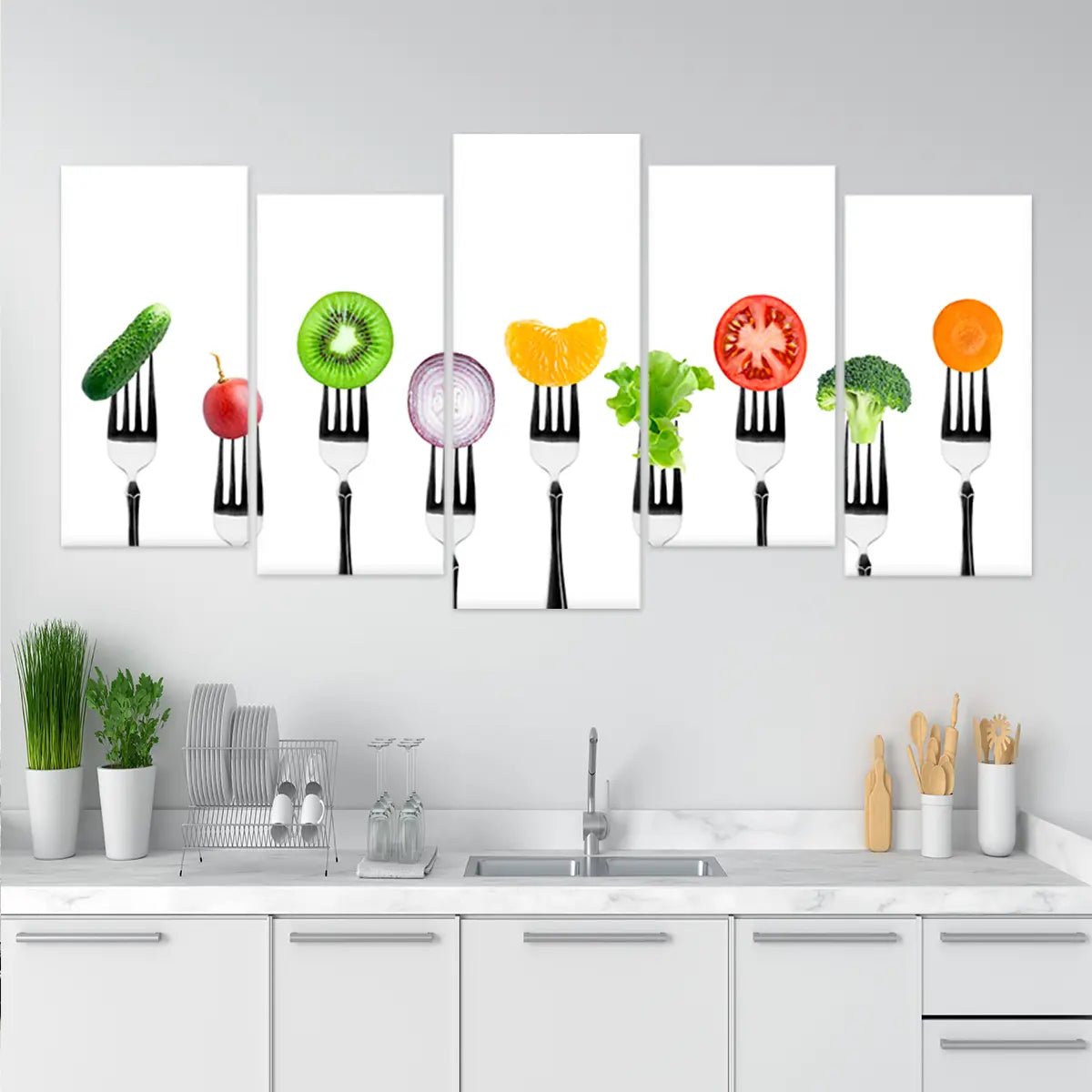 Fruits And Vegetables Wall Art Canvas Print-Stunning Canvas Prints