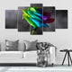 Rainbow Rose Wall Art Canvas Print-Stunning Canvas Prints