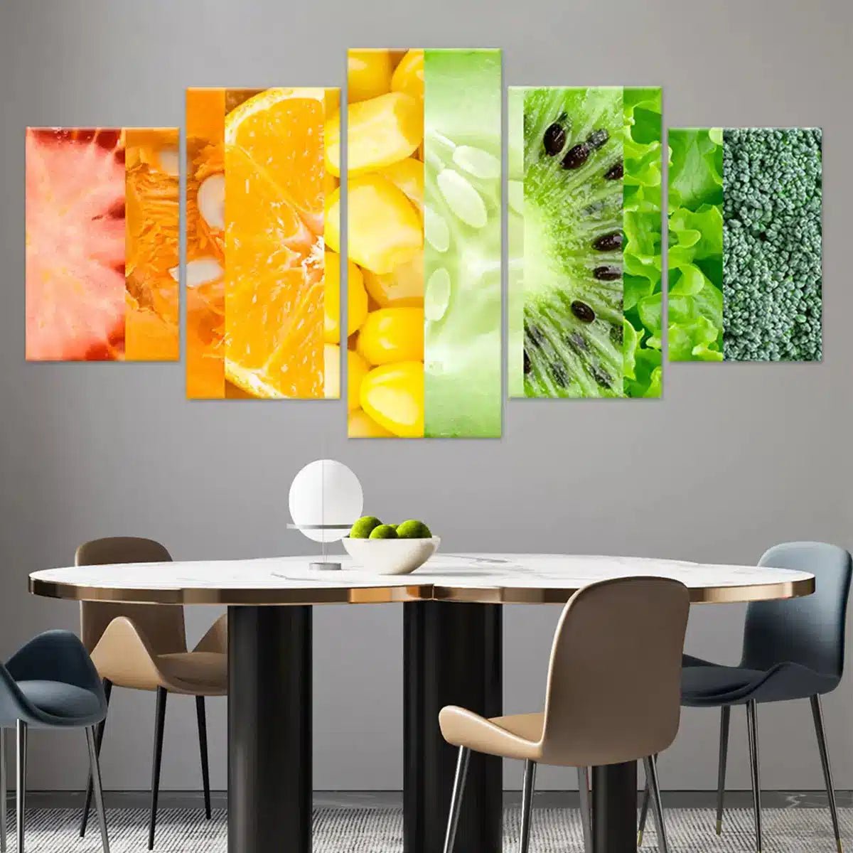 Vegetable Rainbow Colors Wall Art-Stunning Canvas Prints