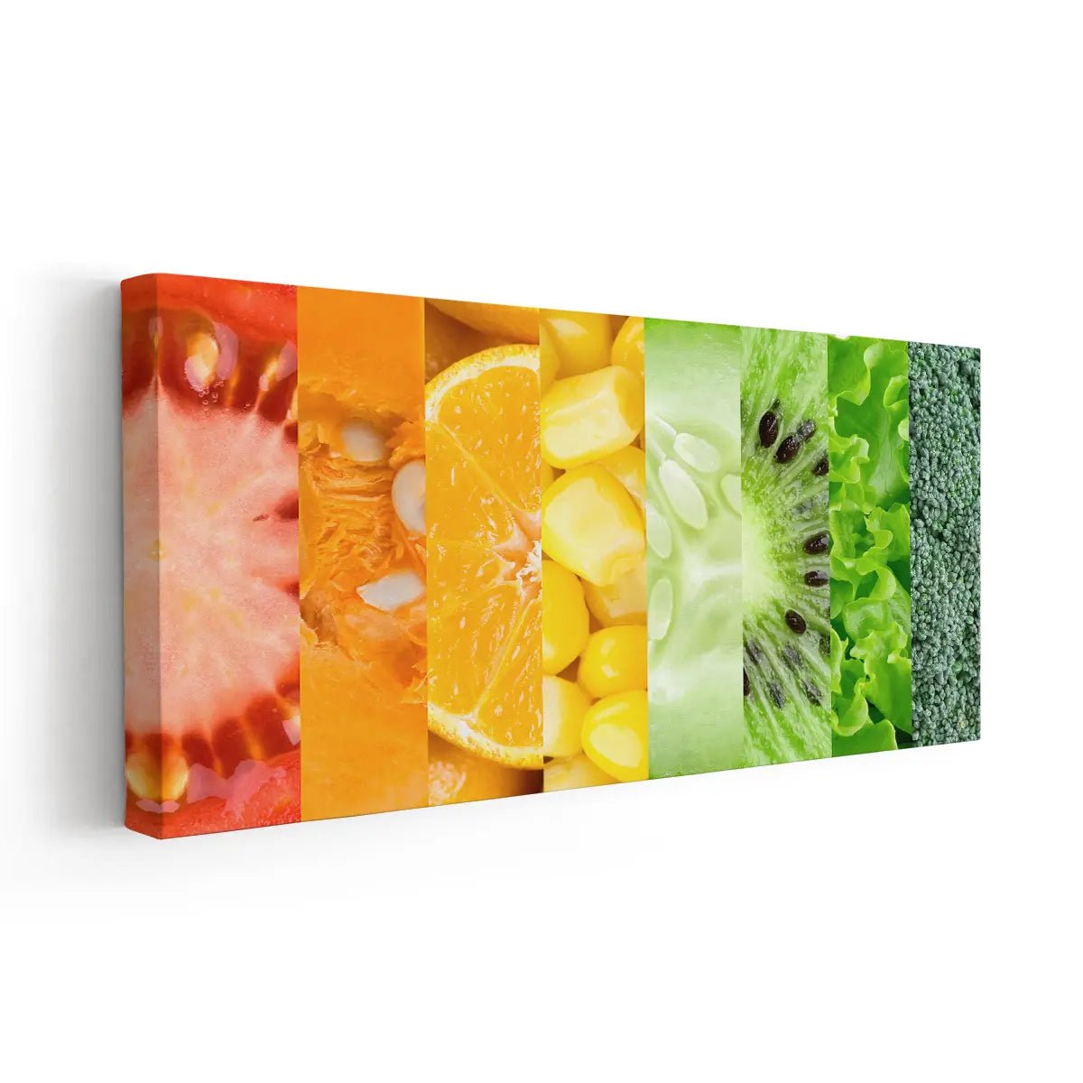 Vegetable Rainbow Colors Wall Art-Stunning Canvas Prints