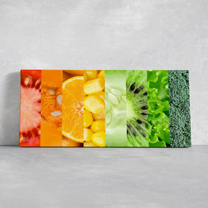 Vegetable Rainbow Colors Wall Art-Stunning Canvas Prints