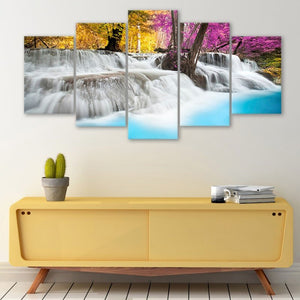 Rainforest Waterfall Wall Art Canvas-Stunning Canvas Prints