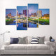 Columbus Ohio Skyline Wall Art Canvas-Stunning Canvas Prints