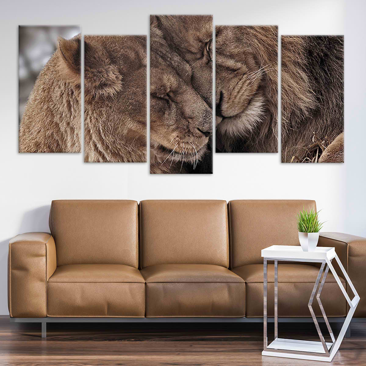 Lion Love Wall Art Canvas-Stunning Canvas Prints