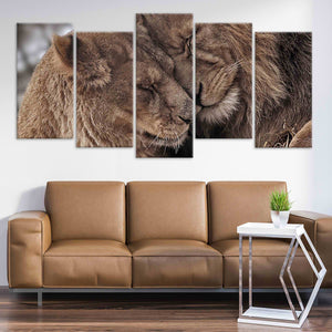 Lion Love Wall Art Canvas-Stunning Canvas Prints