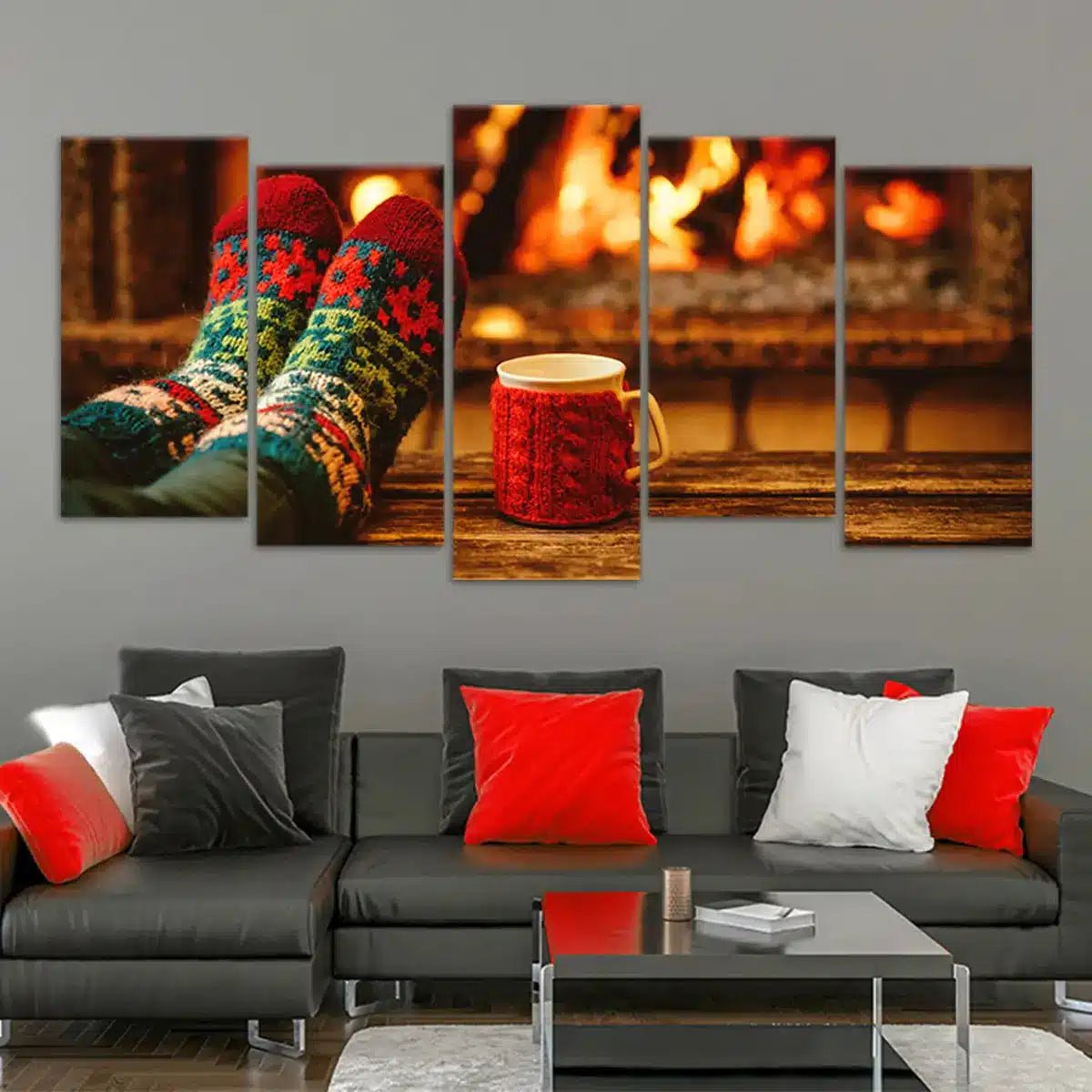 Christmas Socks Wall Art-Stunning Canvas Prints