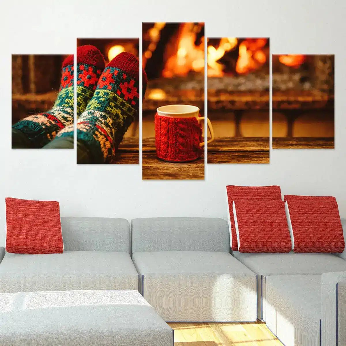 Christmas Socks Wall Art-Stunning Canvas Prints