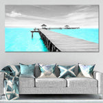 Crystal Clear Pier Pop Canvas Wall Art