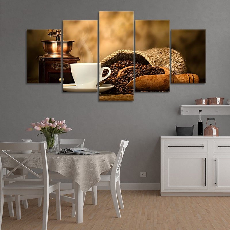 Coffee And Beans Wall Art Canvas Print-Stunning Canvas Prints