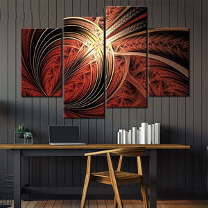 Deep Fractal Abstract Wall Art-Stunning Canvas Prints