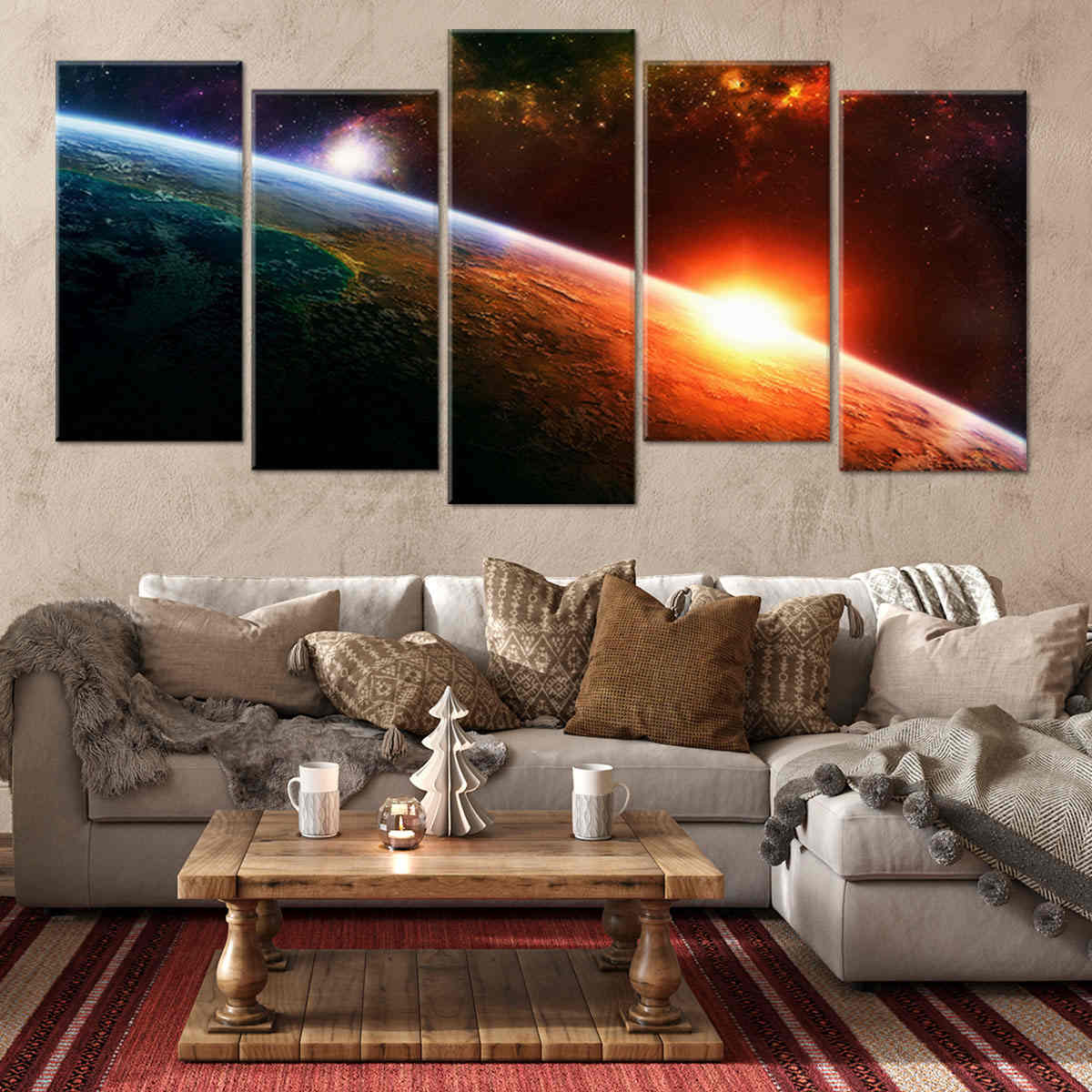 Deep Space View From Earth Wall Art