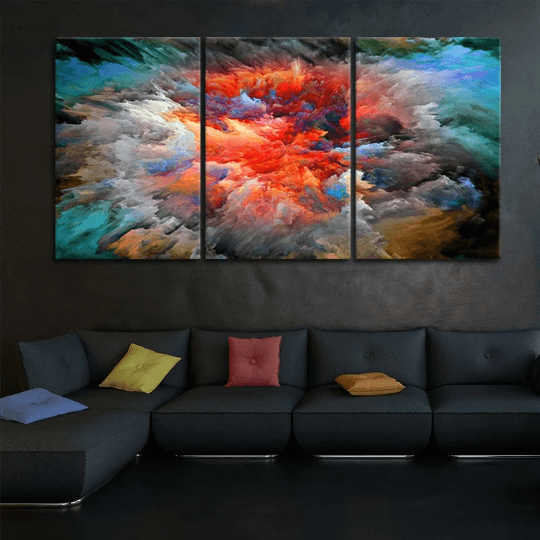 Large Modern Colorful Abstract Wall Art For Living Room Wall-Stunning Canvas Prints