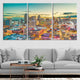 Detroit Skyline Wall Art Canvas-Stunning Canvas Prints