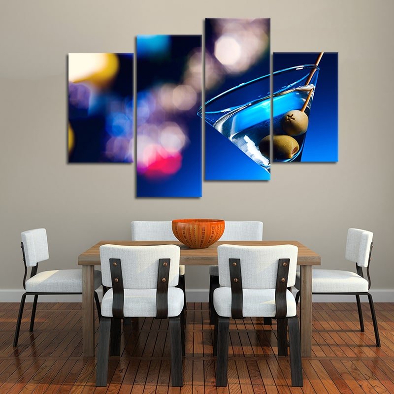 Dirty Martini Cocktail Wall Art Canvas Print-Stunning Canvas Prints