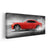 Chevrolet Red Camaro Drifting Canvas Wall Art