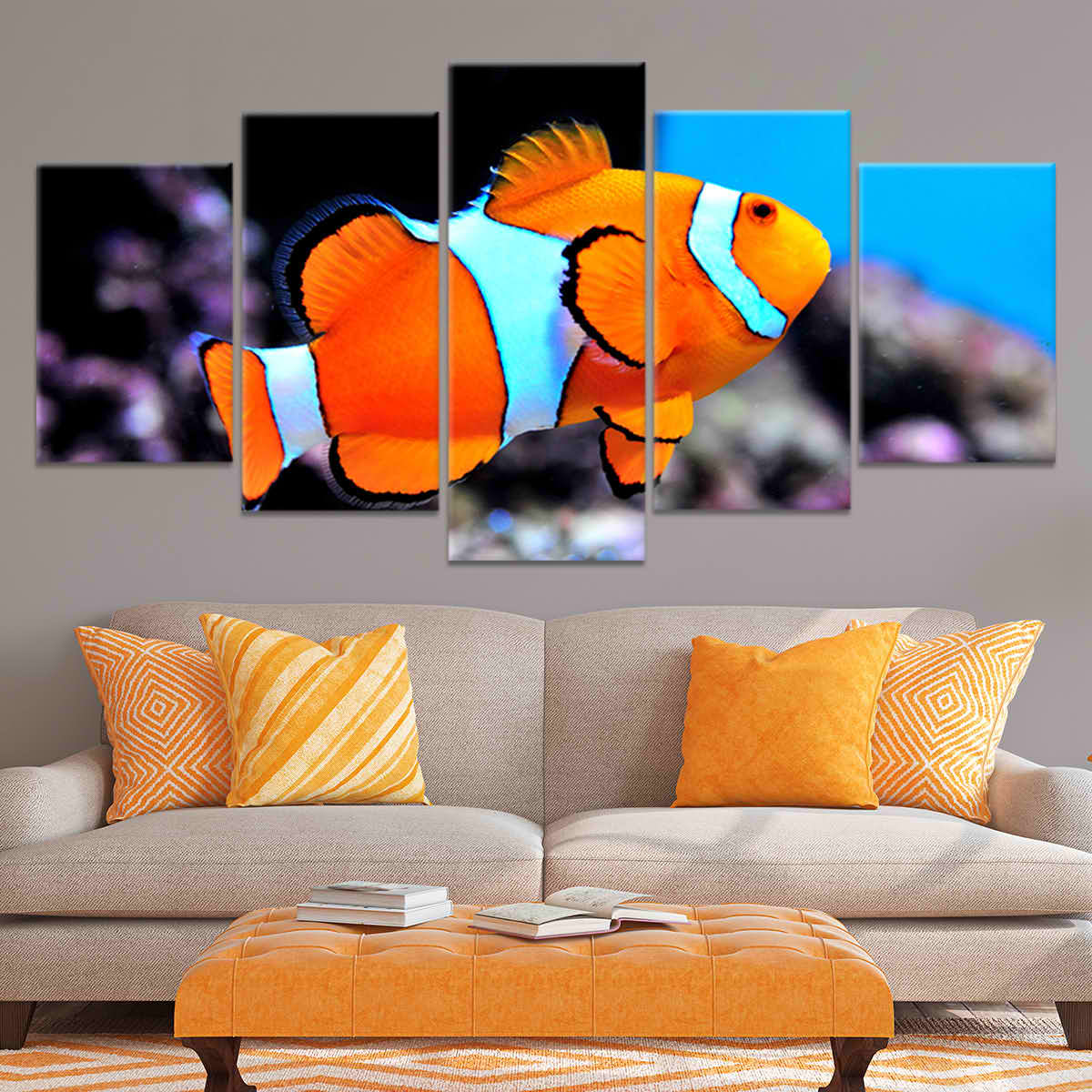 Clown Fish Wall Art Canvas-Stunning Canvas Prints
