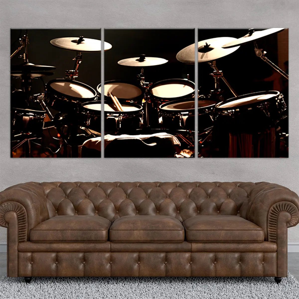 Drum Kit Wall Art Canvas Print-Stunning Canvas Prints