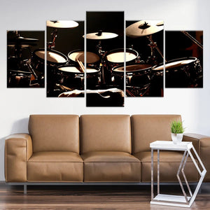 Drum Kit Wall Art Canvas Print-Stunning Canvas Prints