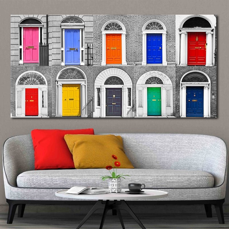 Dublin Doors Multi Panel Canvas Wall Art