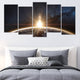 Earth from space Canvas Wall Art Set