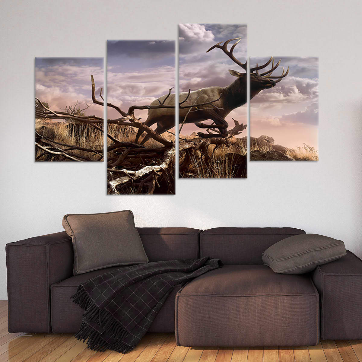 Majestic Bull Elk Wall Art Canvas-Stunning Canvas Prints