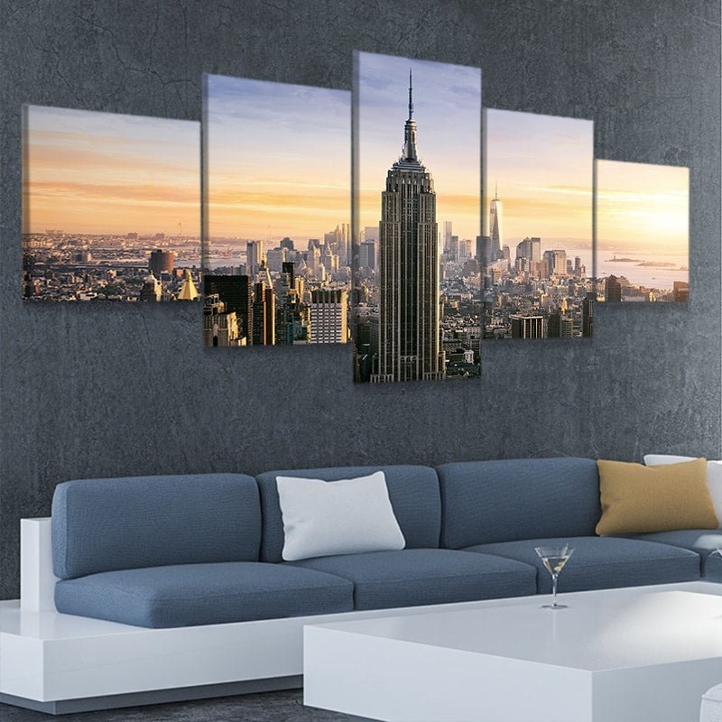 Empire State Building 3 piece wall art