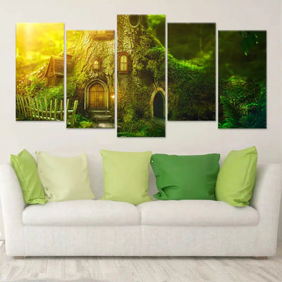 Enchanted Tree House Wall Art-Stunning Canvas Prints