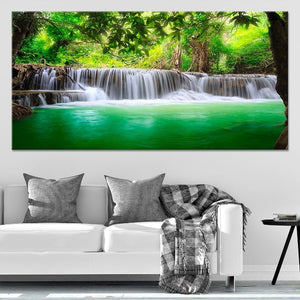 Erawan Waterfall Wall Art Canvas-Stunning Canvas Prints