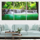 Erawan Waterfall Wall Art Canvas-Stunning Canvas Prints