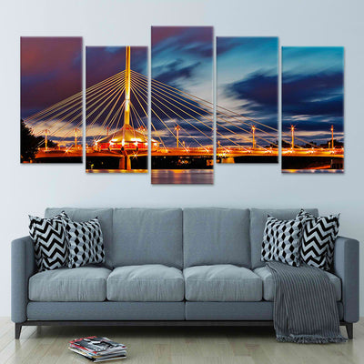 Esplanade Riel Bridge in Winnipeg Wall Art-Stunning Canvas Prints