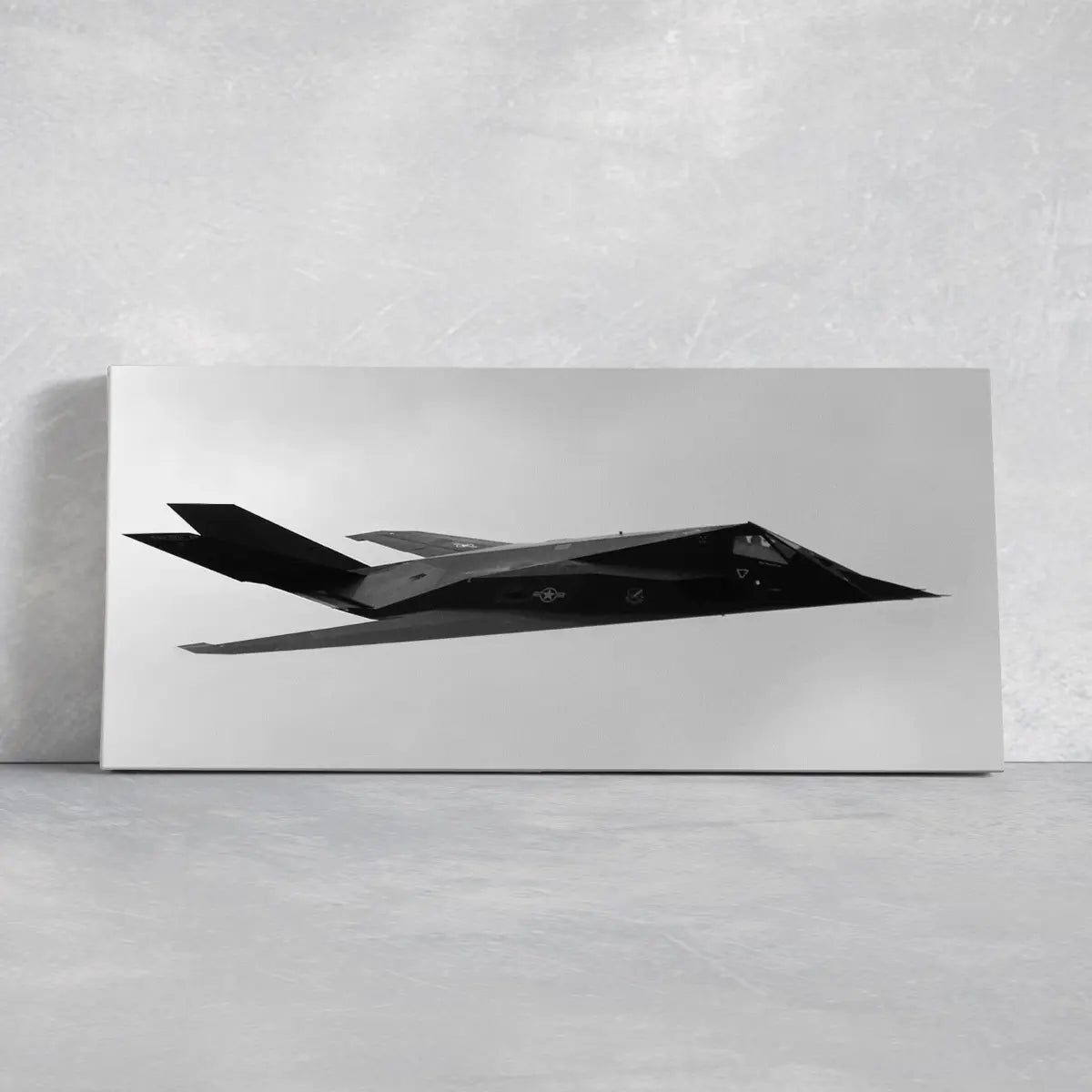 F-117 Stealth Fighter Jet Wall Art Canvas Print-Stunning Canvas Prints
