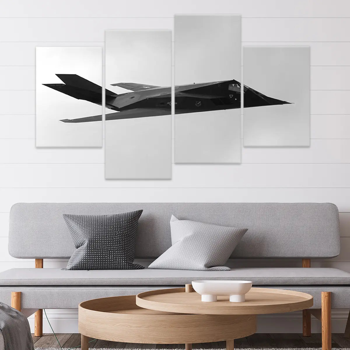 F-117 Stealth Fighter Jet Wall Art Canvas Print-Stunning Canvas Prints