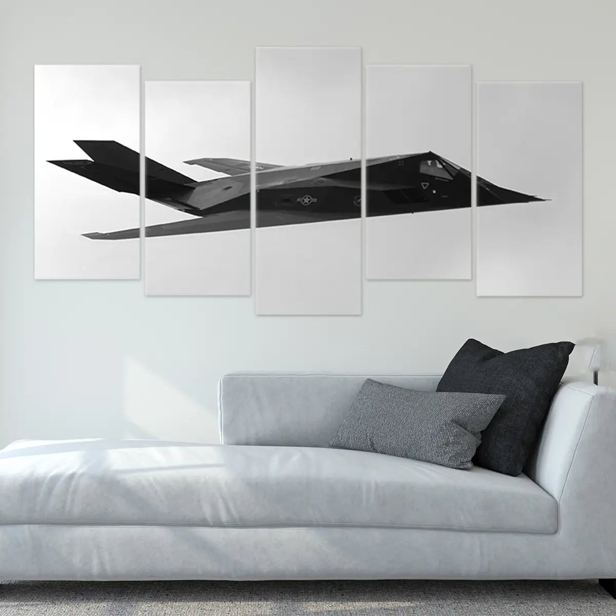 F-117 Stealth Fighter Jet Wall Art Canvas Print-Stunning Canvas Prints