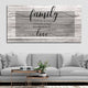 Family A Little Bit Of Crazy Wall Art Canvas Print-Stunning Canvas Prints