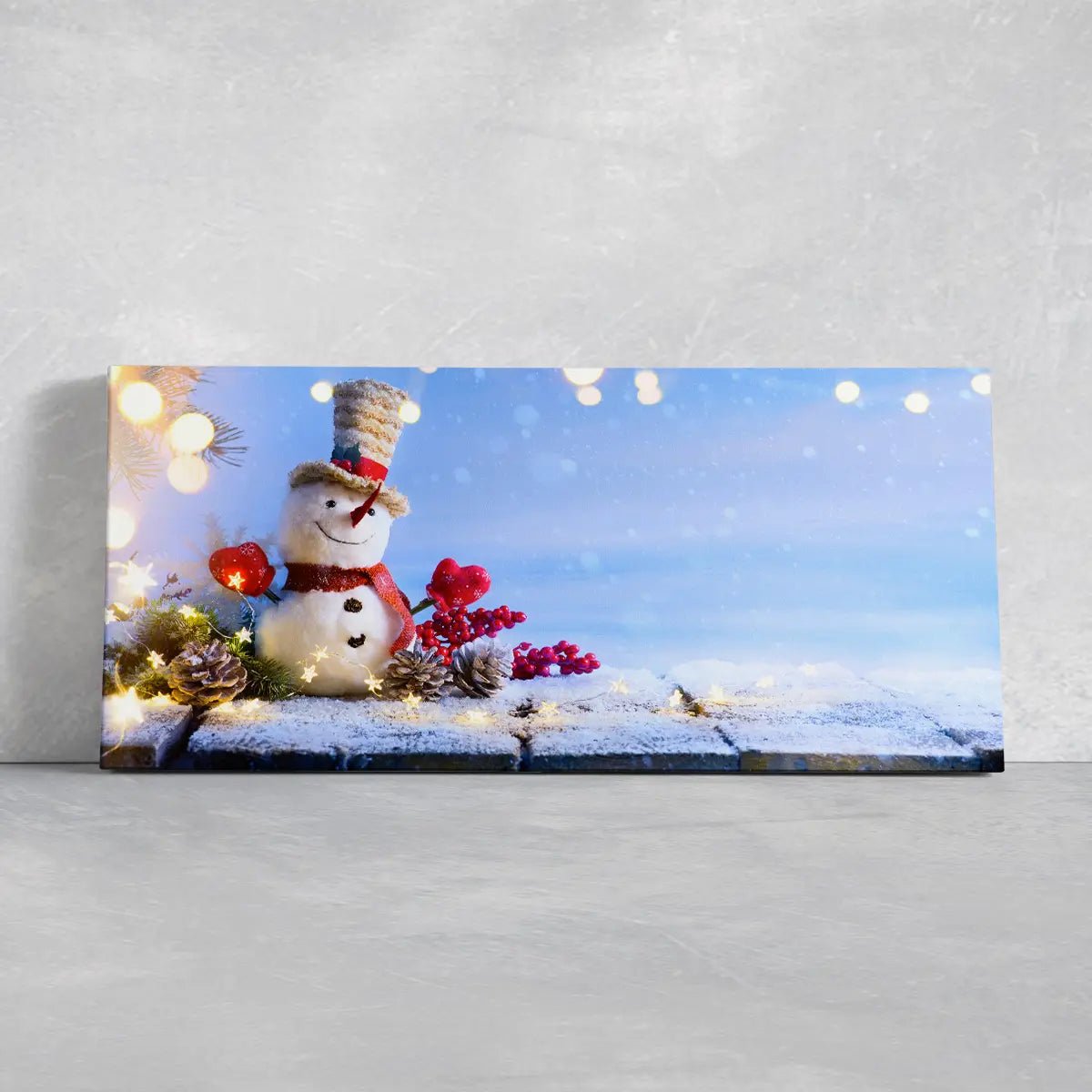 Snowman Decoration Wall Art-Stunning Canvas Prints