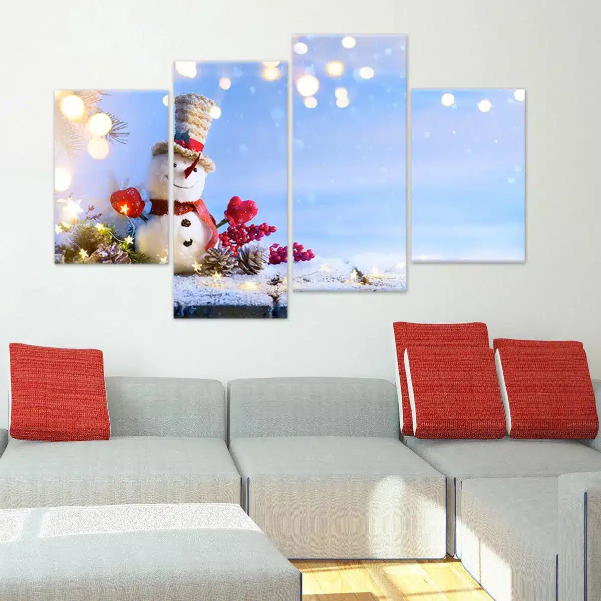 Snowman Decoration Wall Art-Stunning Canvas Prints