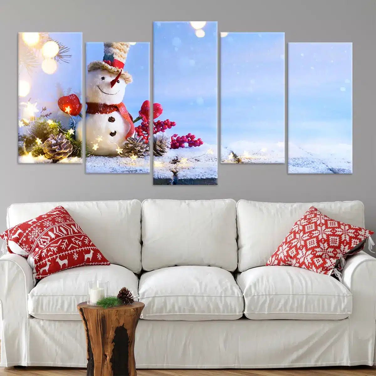 Snowman Decoration Wall Art-Stunning Canvas Prints