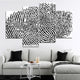 Fingerprint Multi Panel Canvas Wall Art 4 pieces