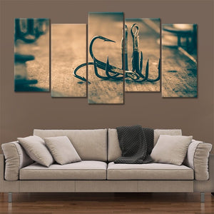 Fishing Hooks large wall art