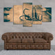 Fishing Hooks split canvas prints