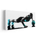 Lady Fitness Wall Art Canvas Print-Stunning Canvas Prints