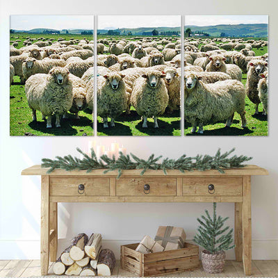 Sheep Flock Wall Art-Stunning Canvas Prints