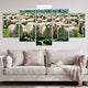 Sheep Flock Wall Art Canvas-Stunning Canvas Prints