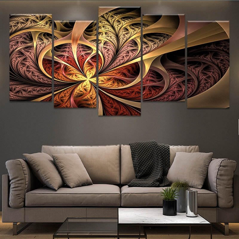 Abstract Fractal Flower Wall Art Canvas Print-Stunning Canvas Prints