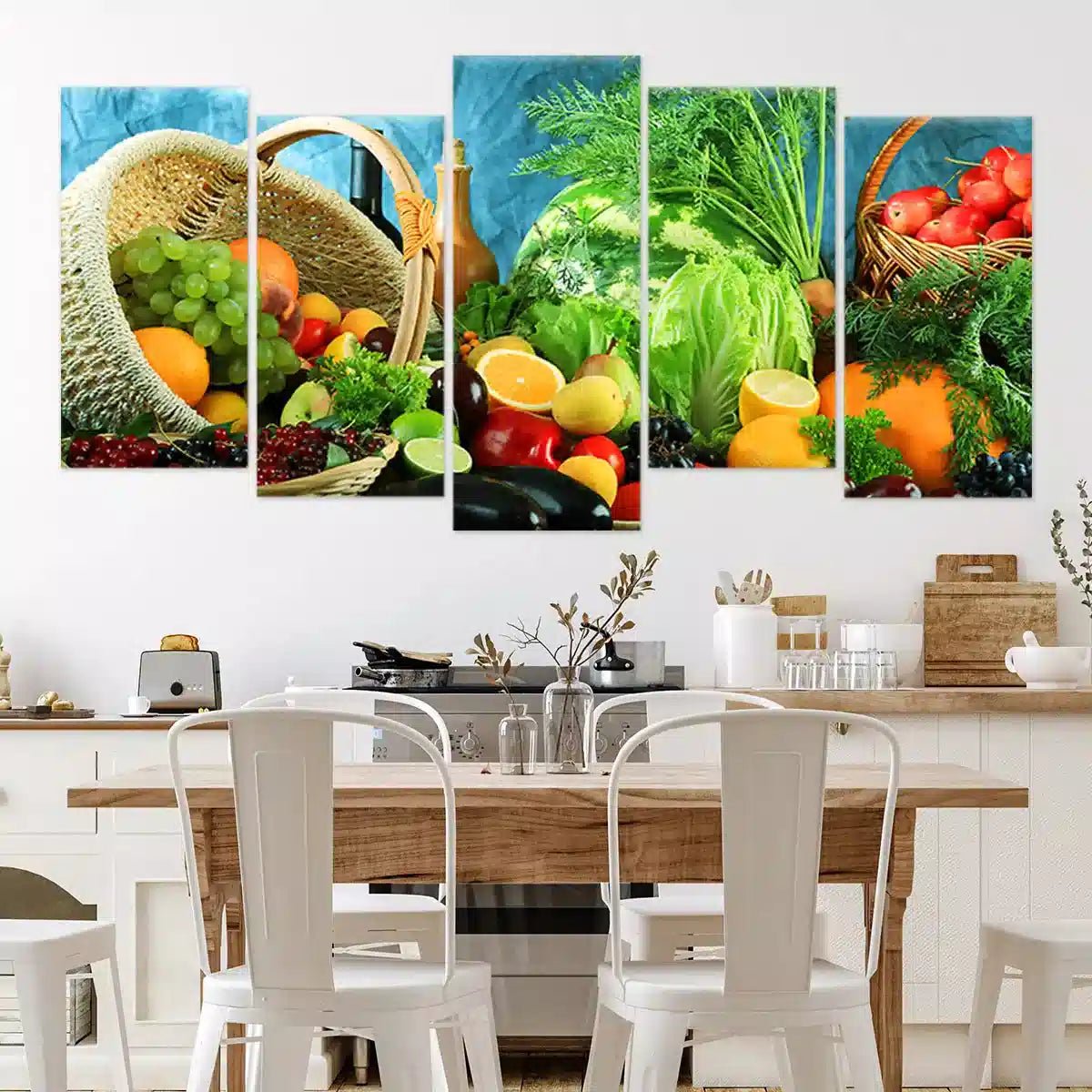 Fruits And Vegatables Rainbow Wall Art-Stunning Canvas Prints