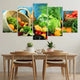 Fruits And Vegatables Rainbow Wall Art-Stunning Canvas Prints