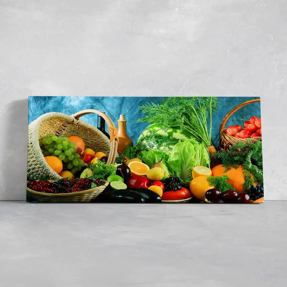 Fruits And Vegatables Rainbow Wall Art-Stunning Canvas Prints