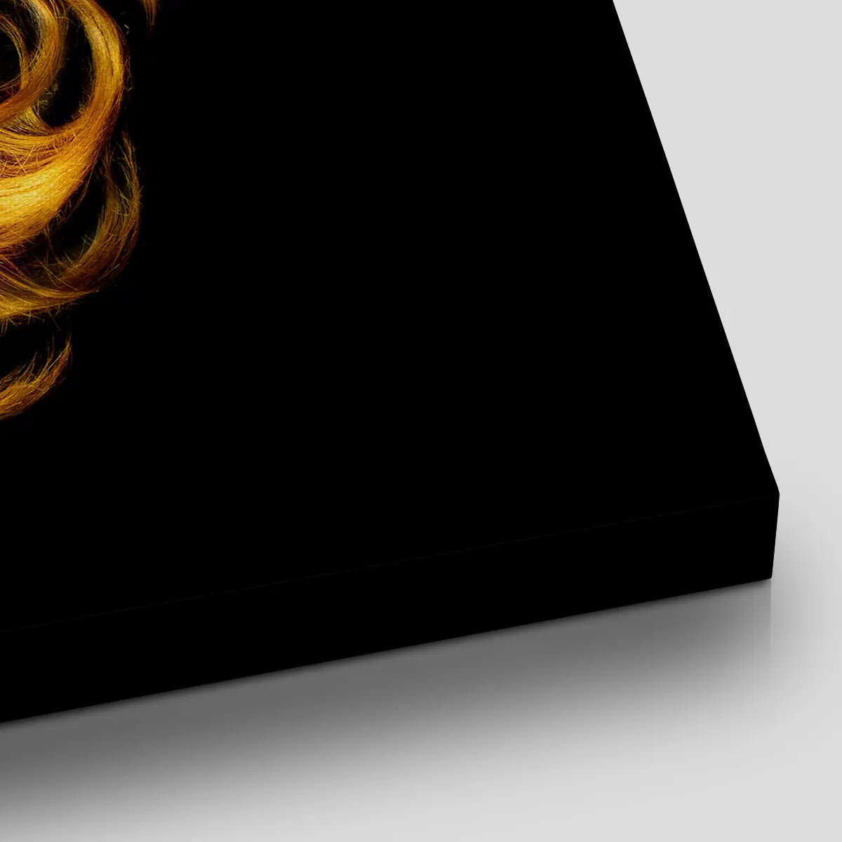 Golden Female Portrait Wall Art-Stunning Canvas Prints
