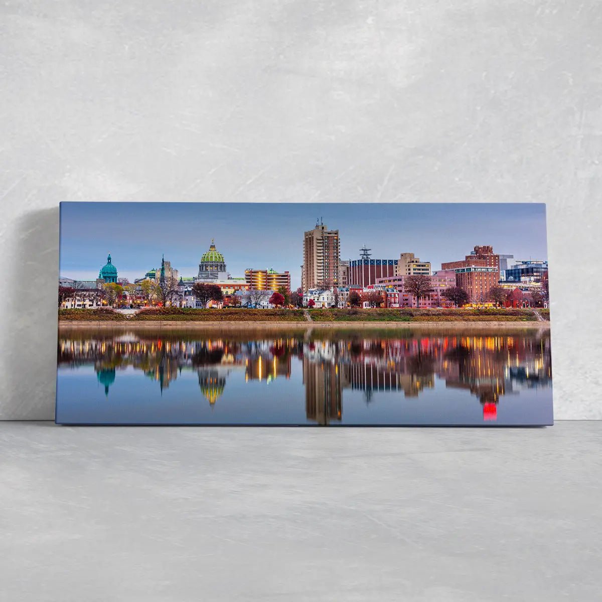Harrisburg Skyline Wall Art Canvas-Stunning Canvas Prints