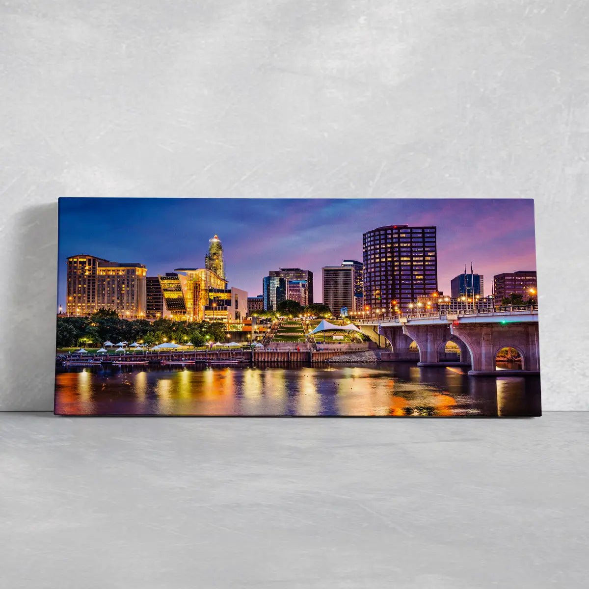 Hartford Skyline Wall Art Canvas-Stunning Canvas Prints